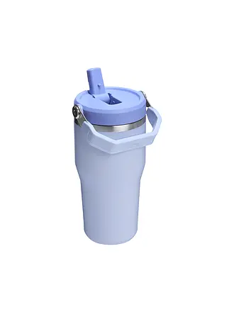 STANLEY | Isolierflasche - Thermosflasche Flip Straw 2.0 0.6l Violet Blossom | hellblau